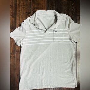 Vineyard Vines Light Gray Polo Shirt